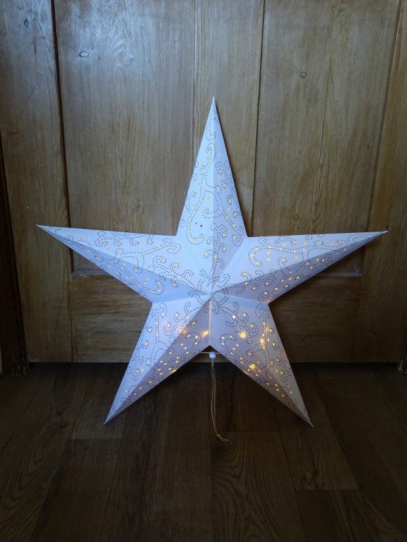 Hanging Star With Led Lights