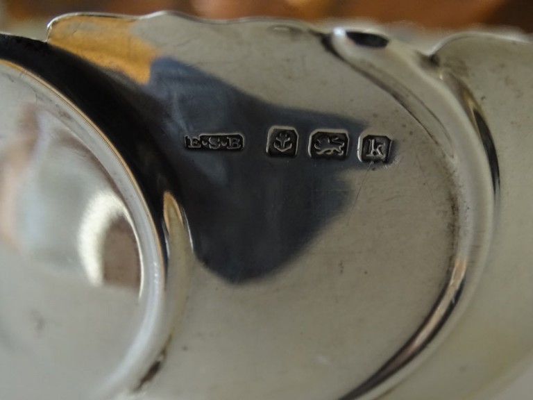 Antique Ornate Silver Bowl