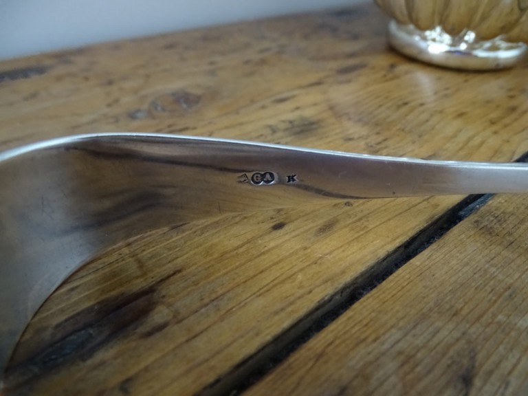 Antique Silver Asparagus Tongs
