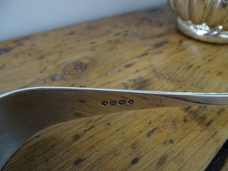 Antique Silver Asparagus Tongs