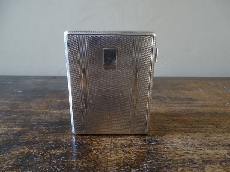 Art Deco Silver Cigarette Case