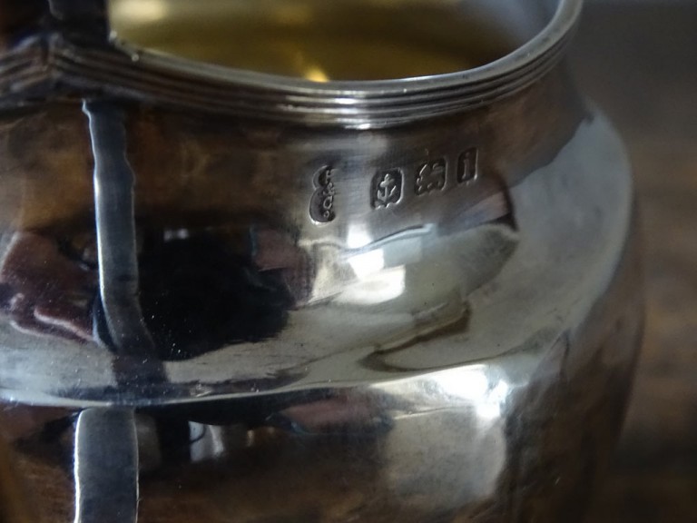 Antique Silver Milk Cream Jug