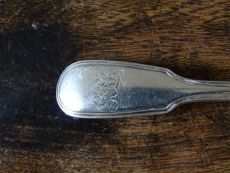 Antique Silver Sauce Gravy Ladle