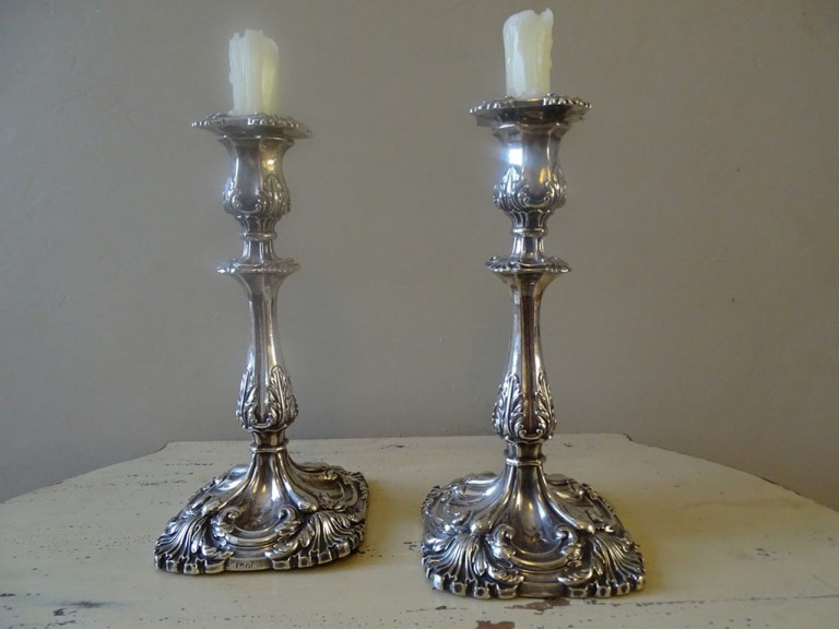 Silver Candlesticks