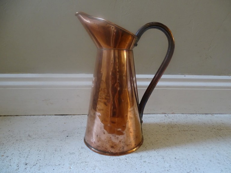 Large Antique Copper Jug