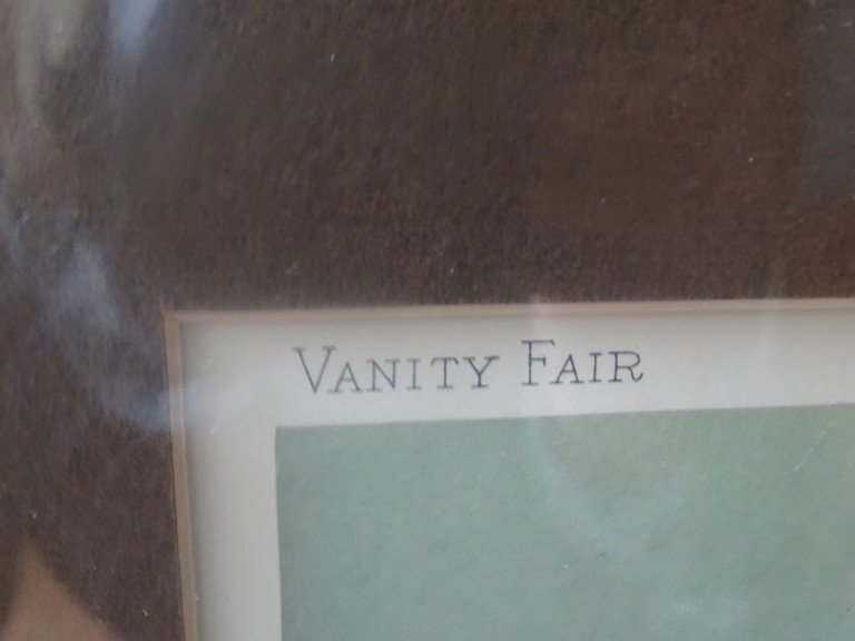 Vanity Fair Print Eduard Strauss