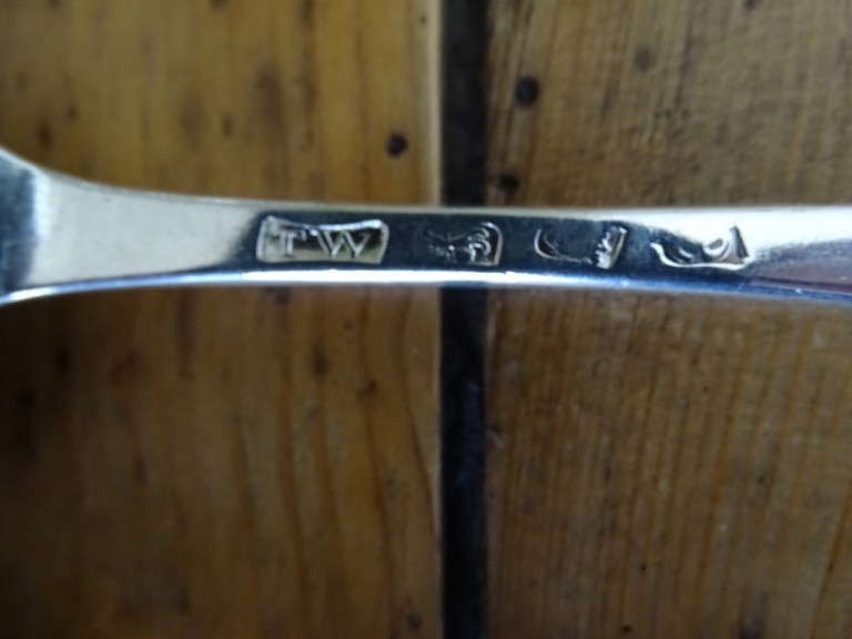 Antique Silver Serving Spoons