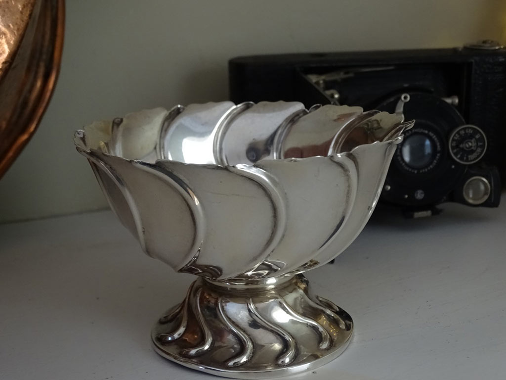 Antique Ornate Silver Bowl